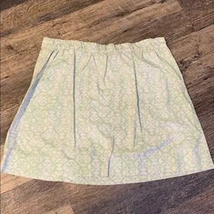 Light Green Stretch Waisted Skirt